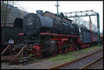 Dampflok 441681 am 28.12.2005 im Eisenbahnmuseum Dieringhausen.