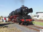 BR 50 3501 anlsslich des Streckenjubilums  120 Jahre Sonneberg - Lauscha (Thringen) .