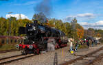 50 2988 bei den Rottweiler Dampfloktagen 8.10.22.