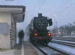 50 2740 wartet auf die Ausfahrt in Villingen 3.1.09