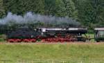 VT 121 der HzL und 50 2988 auf berfhrungsfahrt (Immendingen-Trossingen DB) bei Zollhaus 1.6.09