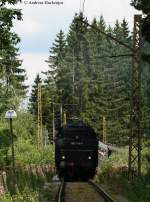 50 2740 der UEF mit dem DPE 88811 (Lffingen-Seebrugg) bei Feldberg Brental 9.8.09