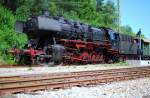 BR 050-2740 von IG 3 Seenbahn hier beim wasserfassen in BW Seebrugg am 31.