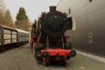 50 904 steht im Deutschen Dampflokmuseum in Neuenmarkt/ Wirsberg am 12.11.2015.