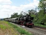 Museumseisenbahn Hanau 50 3552 mit einen Sonderzug auf der Spessartrampe am 25.05.17.