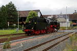 50 380 am 07.10.2017 im Rahmen einer Sonderzugveranstaltung der Nostalgiereisen Bebra e.V. auf Umsetzfahrt im Bahnhof Bad Salzungen. (Bild 5) 