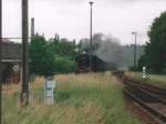 50 3648 bei der Einfahrt in den Bahnhof Chemnitz Sd