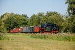 50 307 mit Güterzug in Loenen, am 03.09.2022.