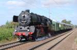 Dampflok 50 3655 in Recklinghausen am Bahnbergang Brster Weg.