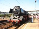 50 3636 kommt gerade mit ihrem Pendelzug aus Ebersbach wieder in Gppingen an 16.7.07