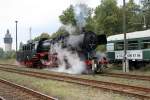 Berlin-Betriebswerk Schneweide Lokschuppenfest am 30.9. 
503501 auf Paradefahrt 