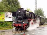 50 3655 der  Eisenbahn Tradition e.V.  in Mnster Ost am 8.9.2007 mit einer Charterfahrt