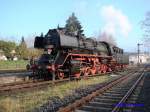 50 3552-2 Die Hanauer Eisenbahnfreunde veranstalten jedes Jahr Nikolausfahrten... Hier beim Umsetzen in Bdingen (Hessen)