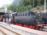 50 3539 der Ulmer Eisenbahnfreunde beim Bahnhofsfest in Bad Herrenalb am 22.08.2004.