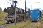 50 3501 und Kleindiesellokomotive 2007 in Schneweide anllich der Veranstaltung 2007