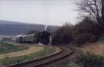 50 3708 auf einer Sonderfahrt von Vienenburg ber Bad harzburg und Derneburg nach Bornum (Harz, frhjahr 2000)