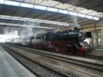 50 3648-8 steht am 11.10.08. mit dem Sonderzug (zum Weimarer Zwiebelmarkt)im Hbf Chemnitz bereit. 