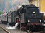 Halt in Stockheim, Sonderfahrt Bad Vilbel - Nidda, 26.10.2008
50 3552