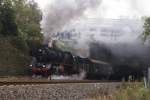 50 3655 mit einem Sonderzug in Solingen Mitte am 25.10.2008