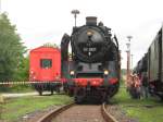 Die 50 3501 des BW Meiningen musste am Tag der offenen Tr am 06.09.2008 den ganzen Tag hin und her fahren und das zwei Tage lang.