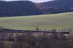 50 3648 und 58 311 auf Talfahrt in Richtung Lnitz unterer Bahnhof am 28.03.09.