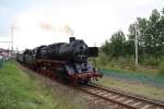 50 3616-5 (VSE Schwarzenberg) zog den Berliner Sonderzug mit 52 8177-9 am Zugschluss bis Niederwiesa, danach fur sie Lz nach Schwarzenberg um am nchsten Tag einen Sonndezug zu bespannen.