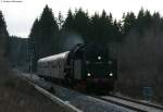 50 3501 mit dem DPE 33954 (Schwennigen (Neckar)-Rottweil) vor Trossingen 28.11.09