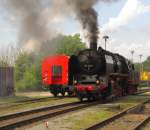 DLW 50 3501 (ex DR 50 380) whrend der XVI. Dampfloktage im RAW Meiningen; 04.09.2010