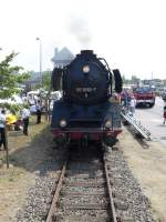 50 3682-7 war am 04.07.2009 in Wittenberge zu Gast bei einem Bahnhofsfest.