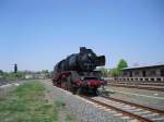 50 3616-5 war am 24.04.11 mit dem Sonderzug von Schwarzenberg nach Jocketa unterwegs.