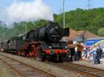 Baureihe 50 / Baureihe 050 : 50 3510 am 30.04.2007 bei Ausfahrt mit Sonderzug aus dem Museums-Bw Bochum-Dahlhausen