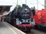 50 3552-2 mit einem Sonderzug nach Schmalnau in Fulda.