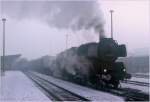 Im Bahnhof Quedlinburg im Winter 1984/85