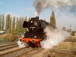 50 3695 - der Eisenbahnfreunde im TBw Stassfurt am 27.09.2003