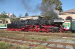 ex.DR Lok 50 3673 z.Zt.beim ital.Verein Associazione Verbano Express in Luino am Lago Maggiore,beim rangieren.Luino 21.10.12