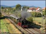 Am 15.09.2012 war die Meininger 50 3501 mit einem Sonderzug beim Korbmarkt in Lichtenfels.