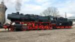 50 3708-0 in Gera. Die Dampflok 50 3708-0 war bei den 2. Geraer Eisenbahnfrhling in Gera zusehen. Foto 13.04.2013 