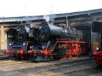 50 3708 und 23 1019 Gste beim Bw-Fest im ehemaligen Bw Berlin-Schneweide am 31.08.2013