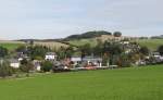 Am 05.10.13 fuhr die Erzgebirgische Aussichtsbahn wieder von Schwarzenberg nach Annaberg und zurck.