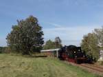 Am 05.10.13 fuhr die Erzgebirgische Aussichtsbahn wieder von Schwarzenberg nach Annaberg und zurck.