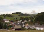 Am 05.10.13 fuhr die Erzgebirgische Aussichtsbahn wieder von Schwarzenberg nach Annaberg und zurck.