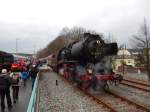 Am 13.12.2014 startete 50 3616 von Schwarzenberg zu Lichtlfahrten ins Erzgebirge.