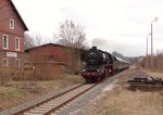 Am 26.03.2016 fuhr die 50 3616-5 des VSE Schwarzenberg von Schwarzenberg nach Muldenberg.