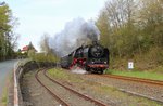 50 3501 fuhr am 30.04.16 einen Sonderzug von Meiningen nach Neuhaus am Rennweg.