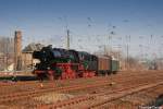 Am Morgen des 24.02.07 rollt 50 3648 vom SEM Chemnitz kommend in den Chemnitzer Hbf ein, um den Sonderzug aus Dresden in das Erzgebirge zu befrdern.