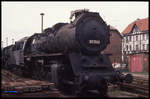 503705 stand am 21.3.1992 abgestellt in einem Lokzug im BW Staßfurt.