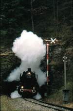 50 2988 Wutachtalbahn kleiner Stockhaldetunnel  Ostern 1990