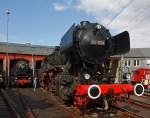 Die 50 1724 (ex DB 051 724-3) am 18.09.2011 im Sdwestflische Eisenbahnmuseum in Siegen.