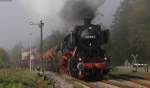 052 988-3 (50 2988) mit dem DbZ 61540 (Tuttlingen - Sigmaringen) in Hausen im Tal 29.9.14