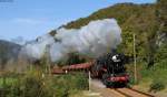 052 988-3 (50 2988) mit dem DbZ 61540 (Tuttlingen - Sigmaringen) bei Thiergarten 29.9.14